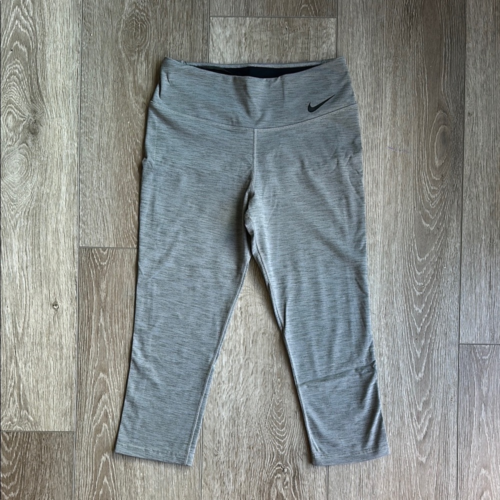 Nike Gray Crop Leggings